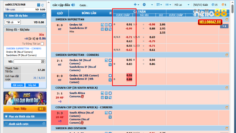 Chấp rung trong bóng đá