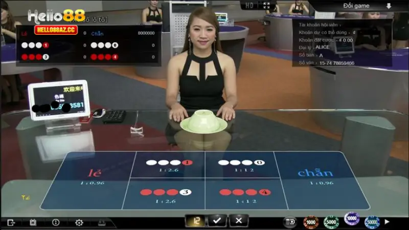 Chơi xóc đĩa tại Hello88 đơn giản