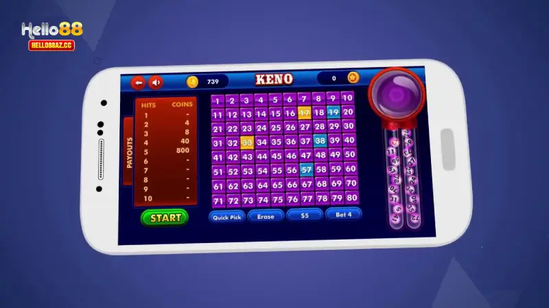 Đến Hello88 chơi xổ số keno dễ dàng