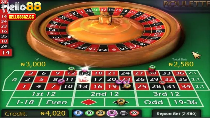 Roulette có nhiều cửa đặt