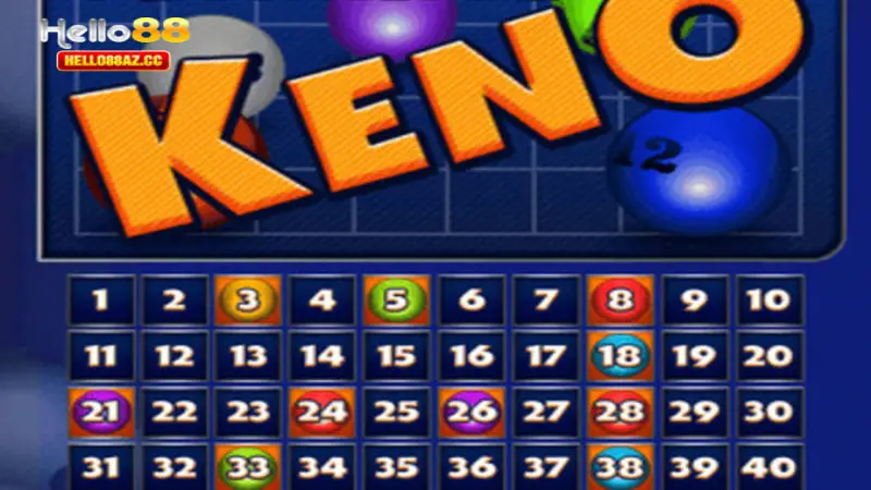 Xổ số keno Hello88 chọn số linh hoạt